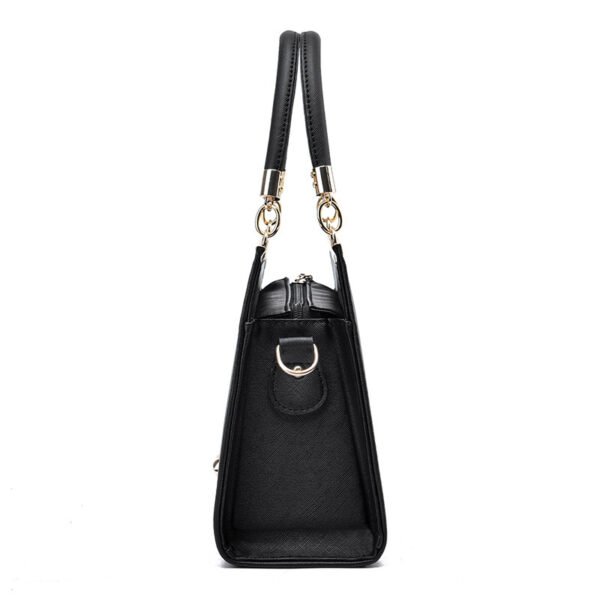 حقيبة يد أنيقة بعقدة فيونكة وحقيبة كتف كبيرة السعة