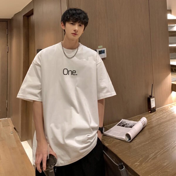 قميص رجالي صيفي من القطن الخالص بأكمام قصيرة ومقاسات كبيرة