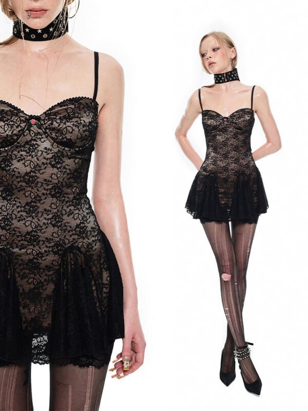 فستان نسائي مزدوج الطبقات