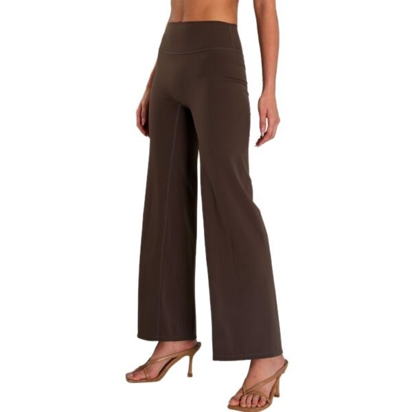 بنطلون يوغا ضيق بتصميم أوروبي وأمريكي، مناسب للجري في الهواء الطلق