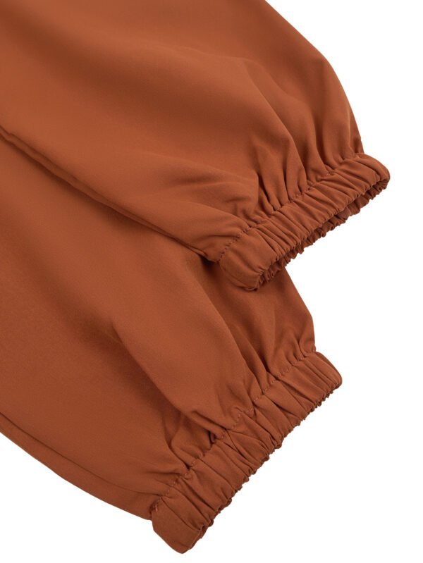 معطف قميص بحزام بصدر واحد للنساء