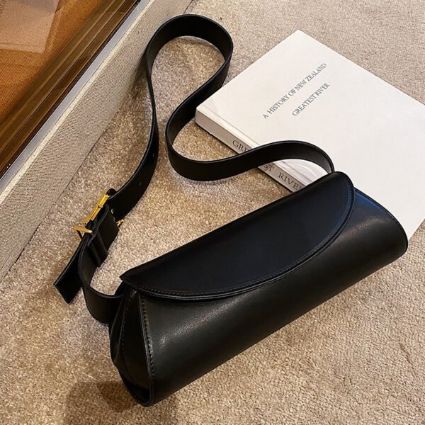 حقيبة كتف دائرية بتصميم ريترو جديد