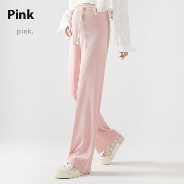 بنطلون تنحيف ضيق من الحرير الجليدي للنساء الحوامل