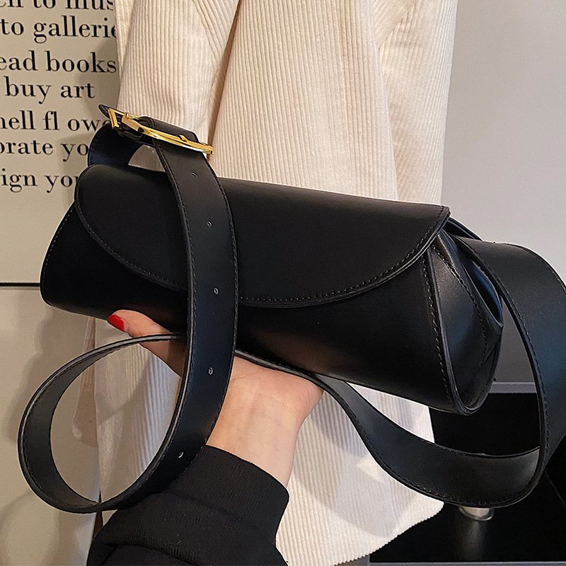 حقيبة كتف دائرية بتصميم ريترو جديد