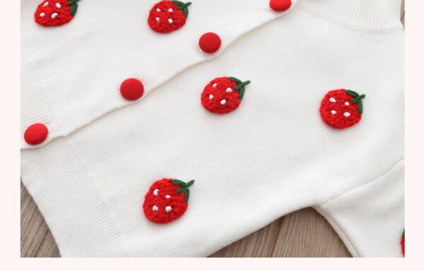 فستان من الصوف المنك للبنات الصغيرات مكون من قطعتين