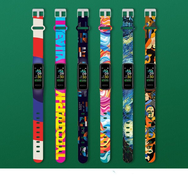 سوار رياضي للبالغين لمراقبة معدل ضربات القلب ودرجة الحرارة وضغط الدم أثناء النوم