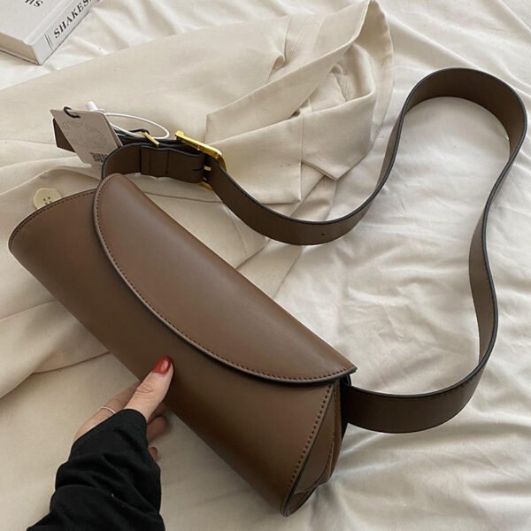 حقيبة كتف دائرية بتصميم ريترو جديد