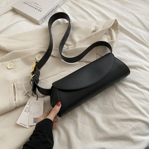 حقيبة كتف دائرية بتصميم ريترو جديد