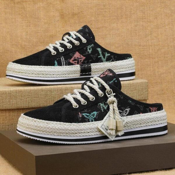 حذاء رجالي كاجوال من قماش مخملي قابل للتهوية