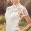 بدلة بنطلون العروس، فساتين الزفاف، جمبسوت بأكمام قصيرة