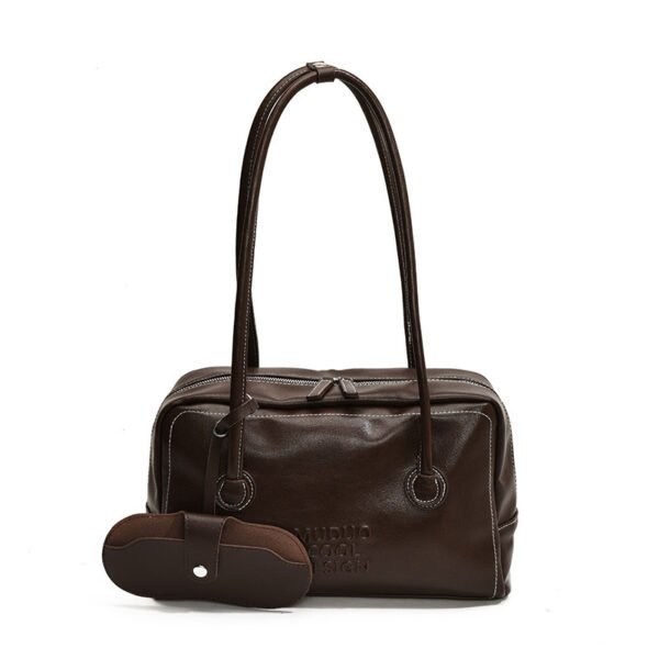 حقيبة توت كاجوال بتصميم ريترو، حقيبة كتف كبيرة السعة