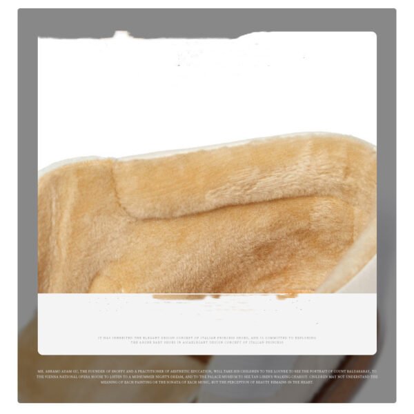 أحذية شتوية قصيرة للبنات للأطفال بنعل ناعم، أحذية طويلة