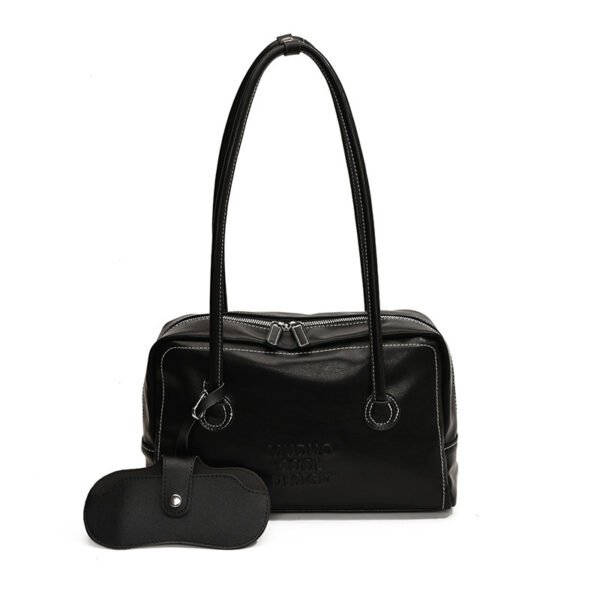 حقيبة توت كاجوال بتصميم ريترو، حقيبة كتف كبيرة السعة