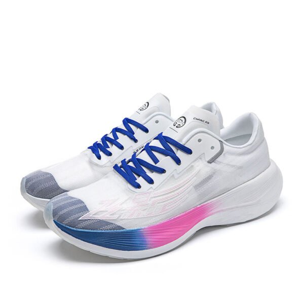 حذاء رياضي للجري من القماش الشبكي القابل للتنفس، حذاء جري ماراثوني منخفض الارتفاع، ممتص للصدمات