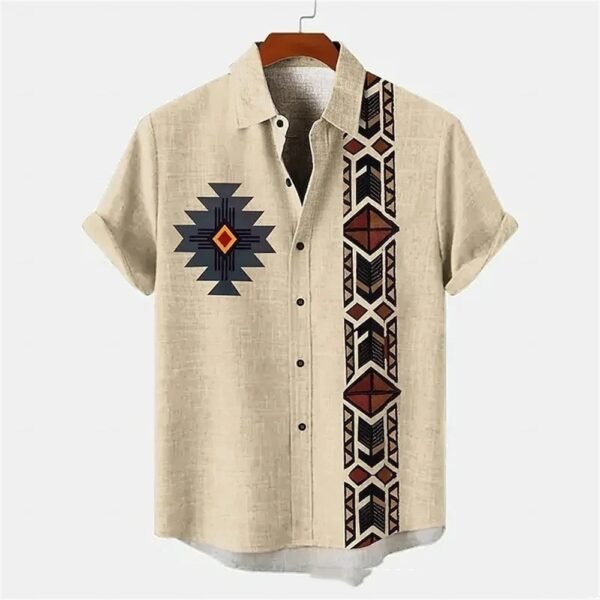 تيشيرت صيفي رجالي بأكمام قصيرة قابلة للتهوية ومرنة من أربعة جوانب