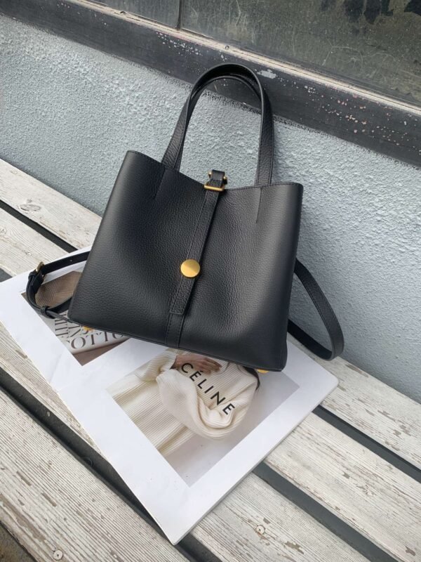 حقيبة توت من جلد البقر الأصلي من الطبقة الأولى للنساء