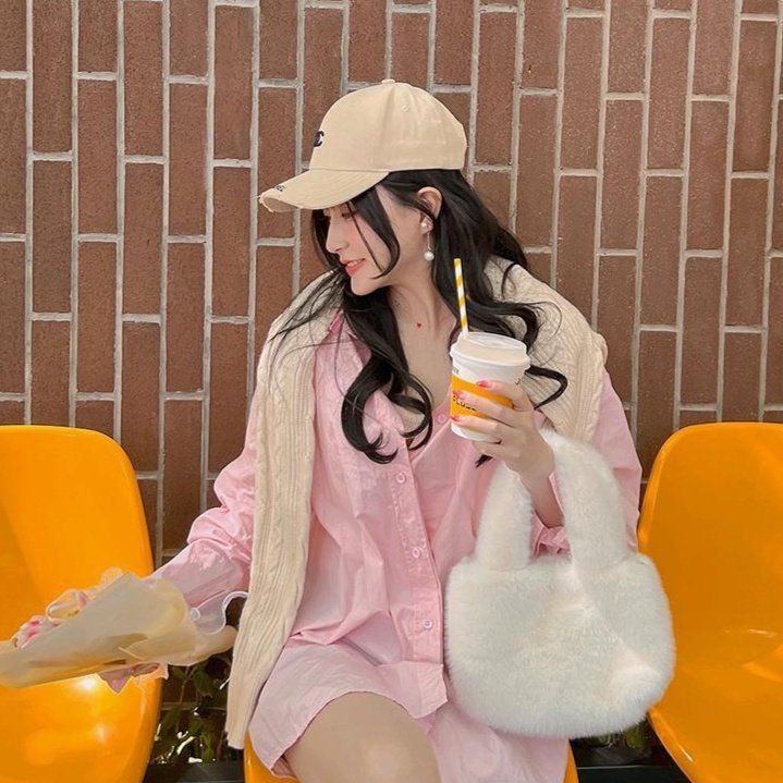 حقيبة يد قطيفة ناعمة من الفرو الصناعي على شكل أرنب ريكس المنك