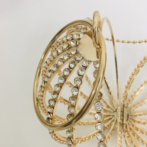 حقيبة كرة ماسية مجوفة، حقيبة عشاء، قفص طيور، كعكة، حقيبة أم، حقيبة يد