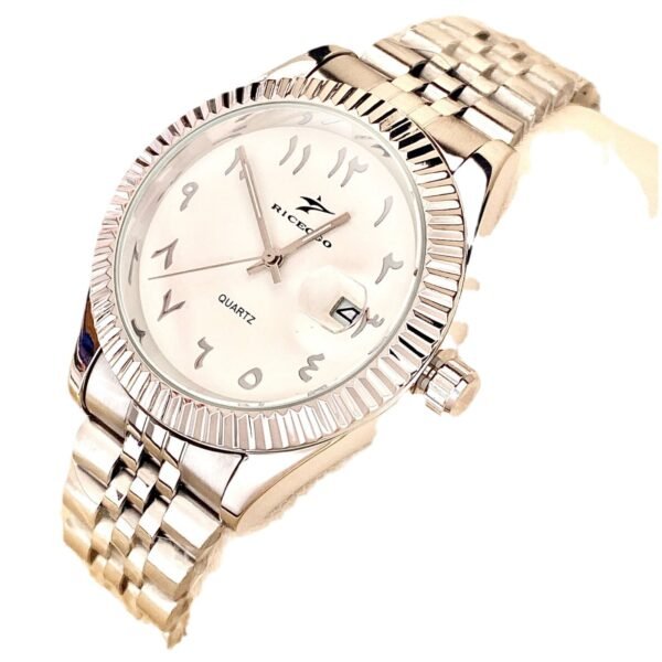 ساعة كوارتز مقاومة للماء بتقويم فولاذي للأعمال