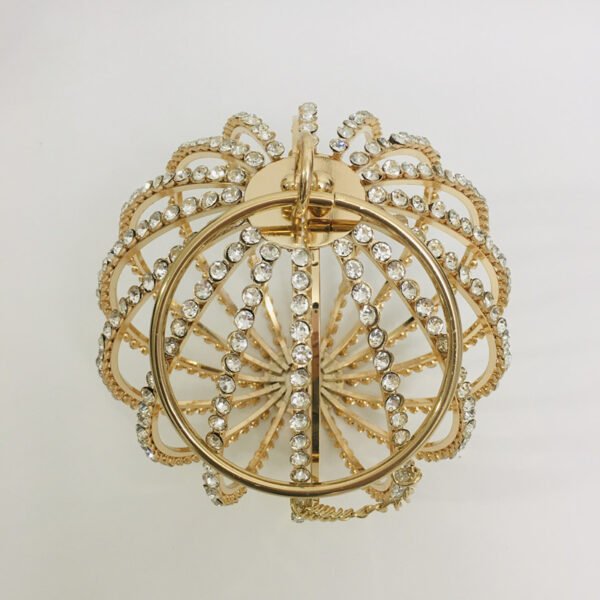 حقيبة كرة ماسية مجوفة، حقيبة عشاء، قفص طيور، كعكة، حقيبة أم، حقيبة يد