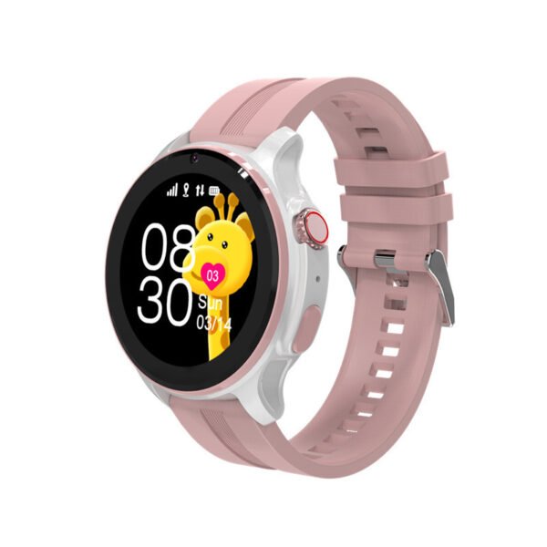 ساعة هاتف للأطفال، مشغل أقراص مدمجة، مكالمات فيديو، بطاقة شبكة متعددة، سوار ذكي مزود بخاصية التقاط الصور وتحديد المواقع