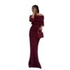 3a9c0c1f-4337-4db0-ad6c-c0550c2e4c1b-1.jpg طقم قطعتين من Pure Desire Style، بلوزة مكشوفة الكتفين بقصة ضيقة وتنورة طويلة