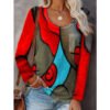 b586f0b0-d32e-4dcf-acee-1f1b7a808ec4.jpg تيشيرت نسائي كاجوال بأكمام طويلة، مقاسات كبيرة، بلوزة بألوان متناسقة