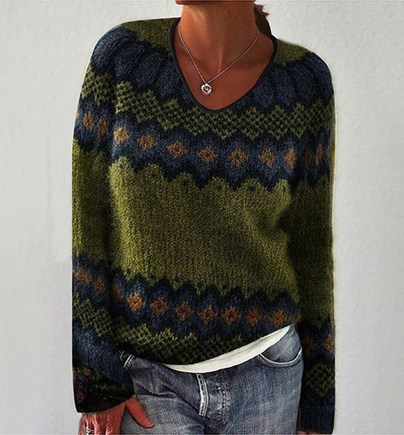 2f0eebeb-ec0f-4b40-90f4-35b49392c866.jpg كنزة نسائية مطبوعة بتقنية الطباعة ثلاثية الأبعاد بنقشة زهور