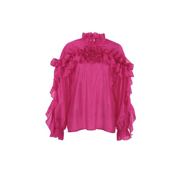 43c69887-89da-49cc-b845-85c6c515c46f-2.jpg قميص تينسل أنيق بياقة واقفة مكشكشة