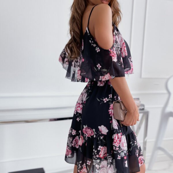 7a8457c0-3a1c-4b4e-bbd7-29a8faaa2114-1.jpg فستان صيفي بحمالات مكشكشة مزين بطبعة زهور، فساتين صيفية مكشوفة الكتفين للنساء